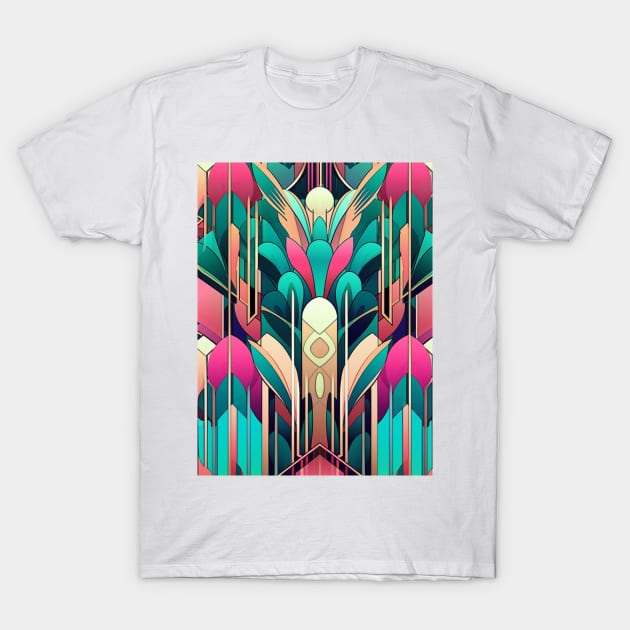 Avant-garde psychedelic Pattern T-Shirt by dotsan